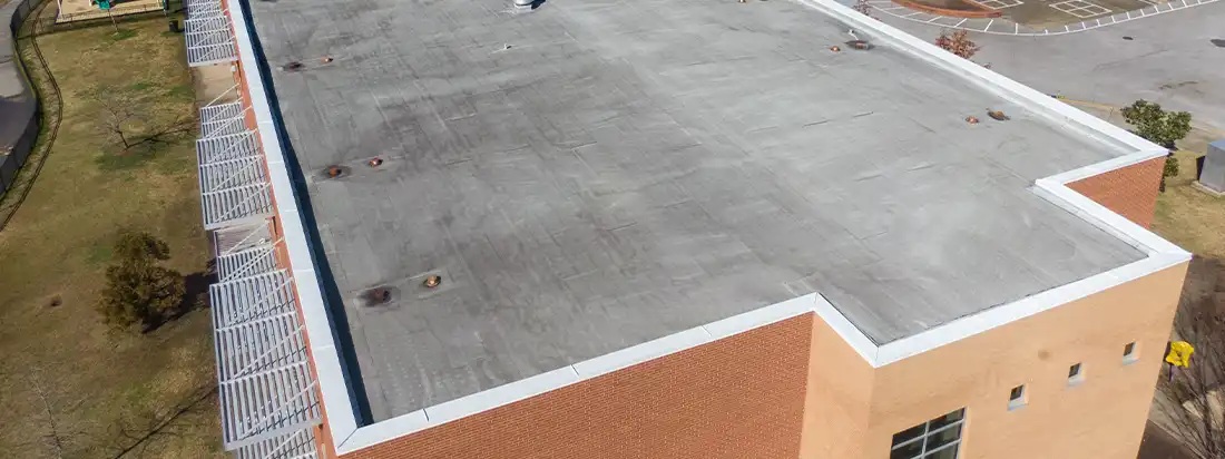 commercial flat roof